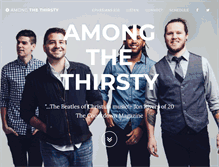 Tablet Screenshot of amongthethirsty.com